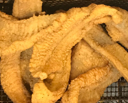fish fried in fish fry breading